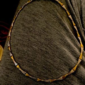 14kt vintage gold link necklace purchased at Gordon’s jewelers